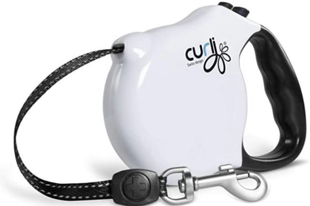 Curli Retractable Leash 5 Meter White