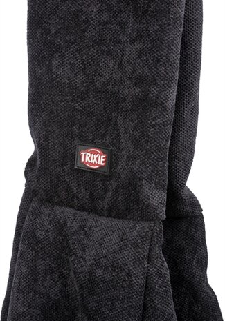 Trixie hondentas buikdrager soft zwart / grijs