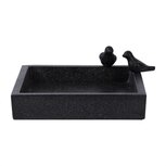 Best For Birds Vogelbad Terrazzo Granito Grijs 31,5X31,5X12,5 CM Best For Birds Vogelbad Terrazzo Granito Grijs 31,5X31,5X12,5 CM