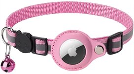 Croci Halsband Kat Met Tag Houder Roze 19-26X1,5 CM Croci Halsband Kat Met Tag Houder Roze 19-26X1,5 CM