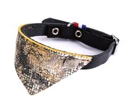 Martin Halsband Kat Malibu Beige / Zwart 30X1 CM Martin Halsband Kat Malibu Beige / Zwart 30X1 CM